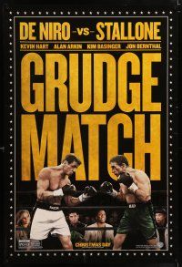 5k337 GRUDGE MATCH teaser DS 1sh '13 Robert De Niro & Sylvester Stallone in boxing ring!