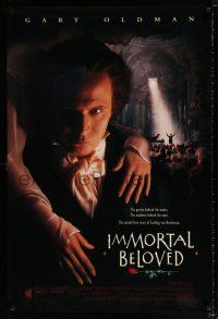 5k377 IMMORTAL BELOVED 1sh '94 image of Gary Oldman as Ludwig van Beethoven!
