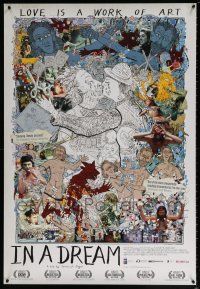 5k378 IN A DREAM 1sh '08 Jeremiah Zagar, incredible detailed mosaic style artwork!