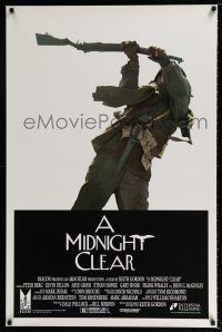 5k494 MIDNIGHT CLEAR 1sh '92 Peter Berg, Kevin Dillon, Ethan Hawke, cool image of soldier!