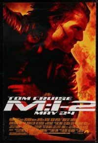 5k505 MISSION IMPOSSIBLE 2 advance DS 1sh '00 Tom Cruise, sequel directed by John Woo!