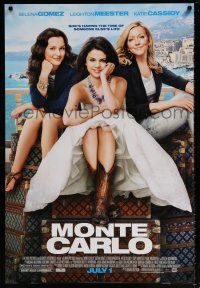 5k514 MONTE CARLO style A advance DS 1sh '11 Selena Gomez, Leighton Meester, Katie Cassidy!