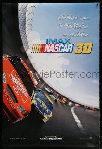 5k531 NASCAR 3D DS teaser 1sh '04 cool image of NASCAR stock cars racing down speedway!