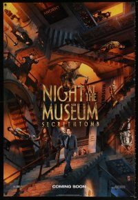 5k537 NIGHT AT THE MUSEUM: SECRET OF THE TOMB style A int'l teaser DS 1sh '14 cool Escher parody!