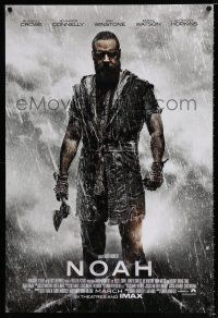 5k543 NOAH int'l advance DS 1sh '14 cool image of Russell Crowe in the title role!
