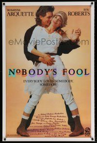 5k545 NOBODY'S FOOL 1sh '86 Rosanna Arquette dancing with Eric Roberts!