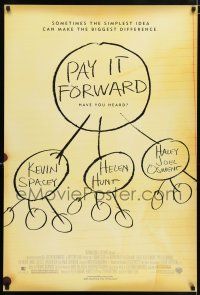 5k563 PAY IT FORWARD DS 1sh '00 Kevin Spacey, Haley Joel Osment, Helen Hunt!