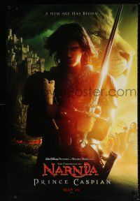 5k592 PRINCE CASPIAN teaser DS 1sh '08 Ben Barnes in the title role, cool fantasy imagery, Narnia!