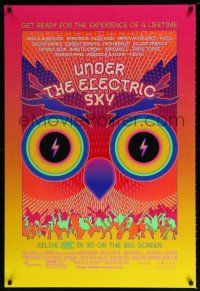 5k810 UNDER THE ELECTRIC SKY DS 1sh '14 cool wild psychedelic art image of owl!