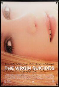 5k818 VIRGIN SUICIDES 1sh '99 Sofia Coppola directed, cool image of pretty Kirstin Dunst!