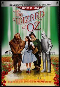 5k838 WIZARD OF OZ advance DS 1sh R13 Victor Fleming, Judy Garland all-time classic!