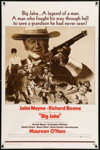 5r096 BIG JAKE style B 1sh '71 John Wayne fought through hell to save a grandson he had never seen!