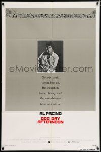 5r261 DOG DAY AFTERNOON style B 1sh '75 Al Pacino, Sidney Lumet bank robbery crime classic!