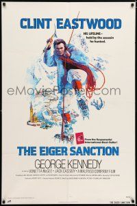 5r279 EIGER SANCTION int'l 1sh '75 Clint Eastwood's lifeline was held by the assassin he hunted!