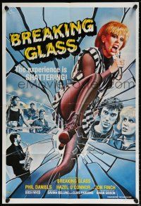 5r004 BREAKING GLASS English 1sh '80 Hazel O'Connor is outrageous & rebellious, post punk!
