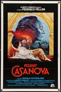 5r312 FELLINI'S CASANOVA int'l 1sh '77 Il Casanova di Federico Fellini,completely different sexy art