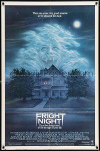 5r350 FRIGHT NIGHT int'l 1sh '85 if you love being scared it'll be the night of your life!