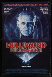 5r464 HELLBOUND: HELLRAISER II 1sh '88 Clive Barker takes us on a descent into Hell, Pinhead