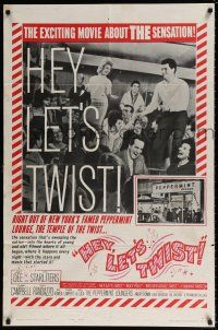 5r468 HEY LET'S TWIST style B 1sh '62 the rock & roll sensation at New York's Peppermint Lounge!