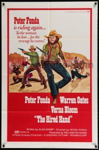 5r472 HIRED HAND 1sh '71 Peter Fonda directs & stars, Warren Oates, riding for revenge!