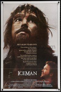 5r500 ICEMAN 1sh '84 Fred Schepisi, John Lone is an unfrozen 40,000 year-old Neanderthal caveman!