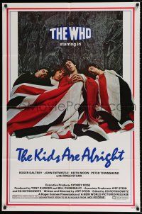 5r550 KIDS ARE ALRIGHT 1sh '79 Jeff Stein, Roger Daltrey, Peter Townshend, The Who, rock & roll!