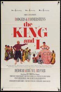 5r557 KING & I 1sh R65 art of Deborah Kerr & Yul Brynner in Rodgers & Hammerstein's musical!