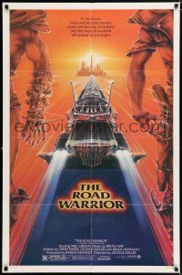 5r655 MAD MAX 2: THE ROAD WARRIOR 1sh '82 Mel Gibson returns as Mad Max, art by Commander!