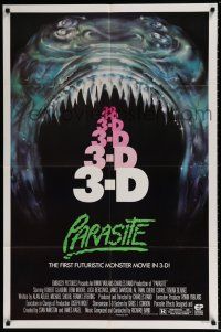 5r747 PARASITE 1sh '82 Demi Moore, the first futuristic monster movie in 3-D!