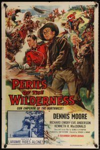 5r757 PERILS OF THE WILDERNESS chapter 8 1sh '55 Gordon Bennet serial, Perils of the Wilderness!