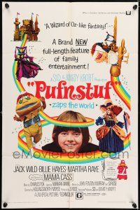 5r800 PUFNSTUF 1sh '70 Sid & Marty Krofft musical, wacky images of characters!