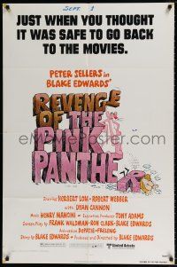 5r820 REVENGE OF THE PINK PANTHER 1sh '78 Peter Sellers, just when you thought it was safe!