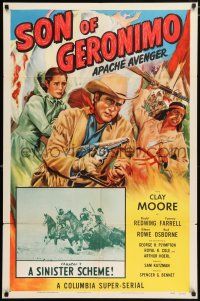 5r876 SON OF GERONIMO chapter 7 1sh '52 Clayton Moore, serial, A Sinister Scheme!