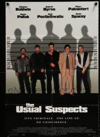 5r953 USUAL SUSPECTS int'l 1sh '95 Baldwin, Byrne, Kevin Spacey with watch!