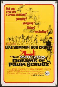 5r975 WICKED DREAMS OF PAULA SCHULTZ 1sh '68 super sexy near-naked Elke Sommer!