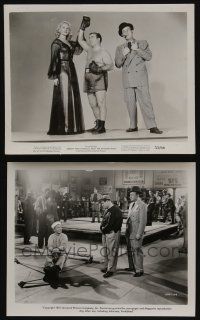5s894 ABBOTT & COSTELLO MEET THE INVISIBLE MAN 2 8x10 stills '51 sexy Adele Jergens with Bud & Lou!
