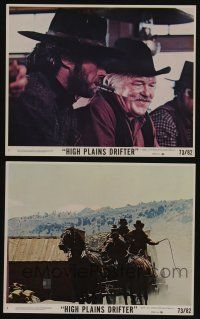 5s191 HIGH PLAINS DRIFTER 2 8x10 mini LCs '73 classic Clint Eastwood, Walter Barnes, horses!