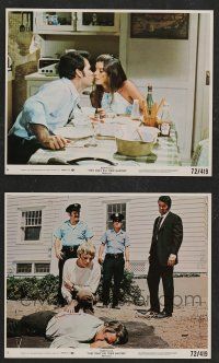 5s195 THEY ONLY KILL THEIR MASTERS 2 8x10 mini LCs '72 James Garner, Katharine Ross & dead guy!