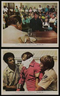 5s197 WALKING TALL 2 color English FOH LCs '73 Joe Don Baker as Buford Pusser, classic!