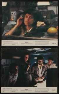5s054 ALIEN 8 color 8x10 stills '79 Sigourney Weaver, Tom Skerritt, Ridley Scott sci-fi classic!