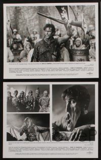 5s611 ARMY OF DARKNESS 6 8x10 stills '93 Sam Raimi, Bruce Campbell, wacky cult classic!