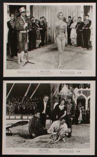 5s483 BIMBO THE GREAT 8 8x10 stills '61 Rivalen der Manege, German circus, big top images!