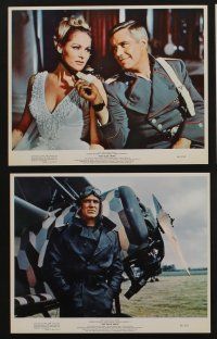 5s419 BLUE MAX 9 color 8x10 stills '66 WWI fighter pilot George Peppard, sexy Ursula Andress