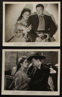 5s486 BUCKSKIN FRONTIER 8 8x10 stills '43 cool cowboy western images of Richard Dix, Jane Wyatt!