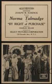 5s759 BY RIGHT OF PURCHASE 4 8x10 LCs '18 great images of gorgeous Norma Talmadge!
