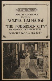 5s499 FORBIDDEN CITY 8 8x10 LCs '18 great images of gorgeous Norma Talmadge, Thomas Meighan!