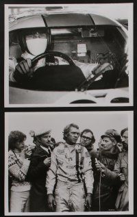 5s575 LE MANS 7 8x10 stills '71 great images of race car driver Steve McQueen & cars on track!