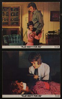 5s180 PLAY MISTY FOR ME 3 8x10 mini LCs '71 classic Clint Eastwood, crazy Jessica Walter!