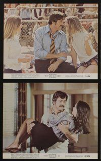 5s086 PRETTY MAIDS ALL IN A ROW 8 8x10 mini LCs '71 Rock Hudson seduces cheerleaders!