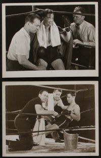 5s310 PRISON SHADOWS 13 8x10 stills '36 Eddie Nugent, Joan Barclay, cool boxing ring images!